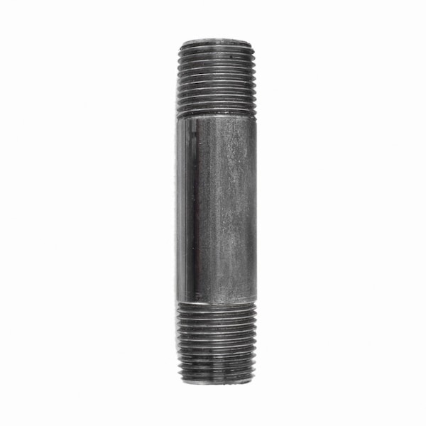 Ace Trading - Nipple STZ Industries 3/8 in. MIP each X 3/8 in. D MIP Black Steel 3-1/2 in. L Nipple 308UP38X312 - main